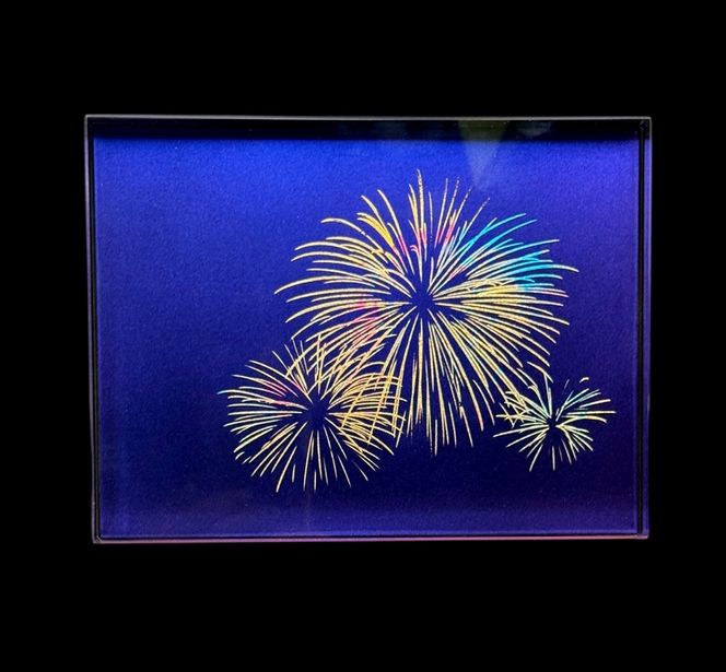 すし下駄 花火 マジョブルー ［NF297］ 303446_CU90116