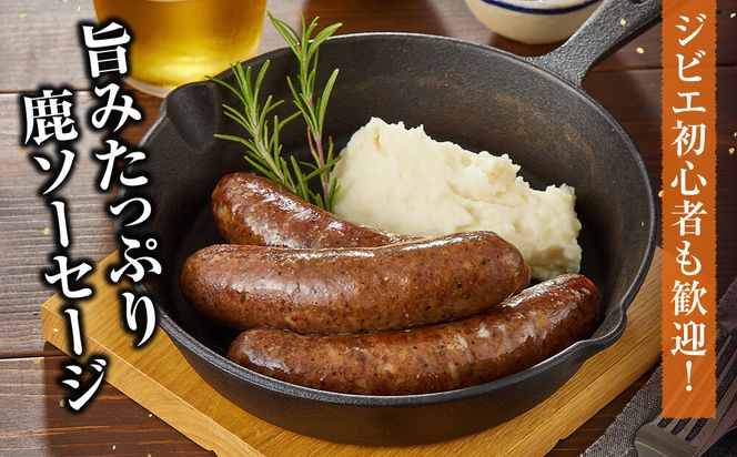 【初めて鹿肉にも！】鹿肉 粗挽き ソーセージ 800g 【鹿肉 ジビエ ソーセージ 炒め物 カレー・シチュー 焼肉用 人気 おすすめ 神奈川県 小田原市】 142069_HV011