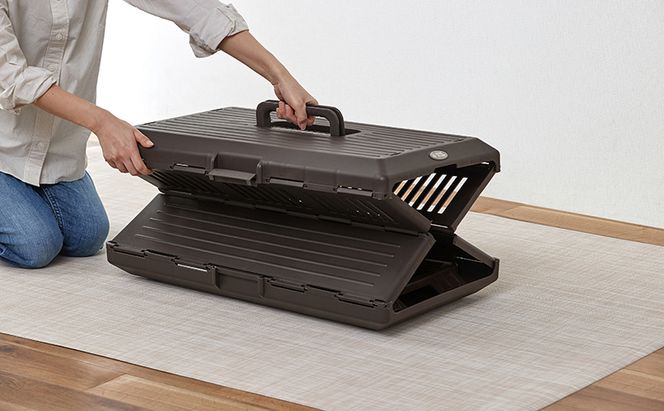ペットキャリー 折りたたみ FC-670 ブラウン アイリスオーヤマ 犬 猫 ケージ ハードキャリー 折り畳み キャリーバッグ キャリーケース プラスチック お出かけ 帰省 旅行 病院 通院 移動 防災 