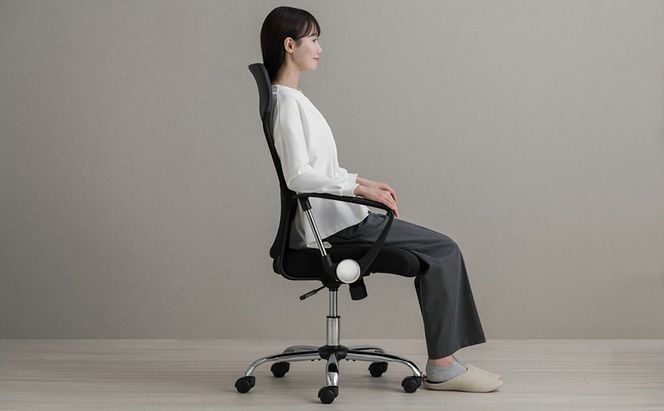 オフィスチェア 椅子 メッシュバックチェア ハイバック OFC-MBHR ブラック アイリスオーヤマ メッシュ メッシュ チェア リクライニング コンパクト 肘付きイス いす おしゃれ デスクチェア