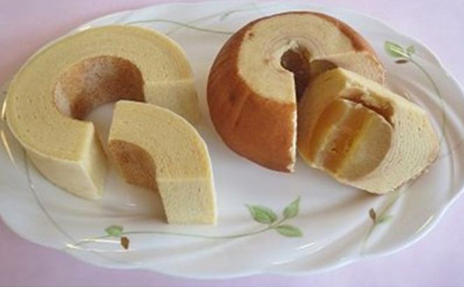 本生バーム＆丸ごとりんごクーヘンセット スイーツ バウムクーヘン お菓子 焼菓子 チョコレート 果物 フルーツ 林檎 リンゴ 