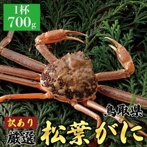 1050.【2027年1月～2027年3月発送】特撰 松葉がに（なま）【訳あり】700g超のサイズ 食べ応えあり 1杯 313726_BS028