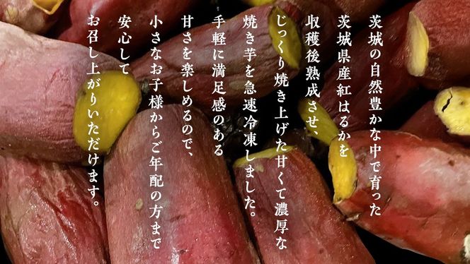 冷凍焼き芋 約2㎏ 【 茨城県産 紅はるか 】 冷凍 焼き芋 さつまいも デザート おやつ おいもスイーツ [DL22-NT]