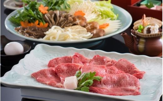 【料亭旅館三田清（みたせ）】（2名様）特撰伊賀牛　すき焼きコースお食事券【mita0001】