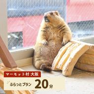 マーモット村大阪 体験チケット(ふらっとプラン)｜カフェ 体験 動物 アニマルカフェ [2608]