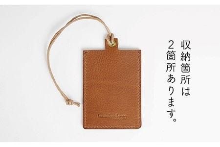 紐付き の パスケース 《糸島》【LADIES&GENTLEMEN】 革 革製品 [ADK035] 紐付きで失くさない  お守りみたいなパスケース 母の日