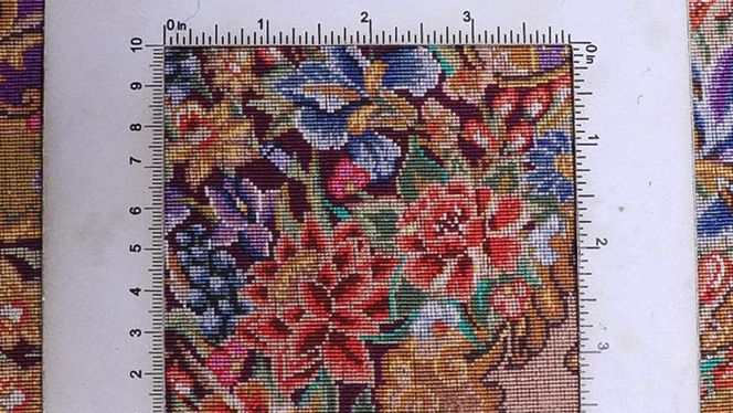 【 限定1品 】高級オリエンタル絨毯（シルク100％）マラーム工房　212×137cm（FN-70344）