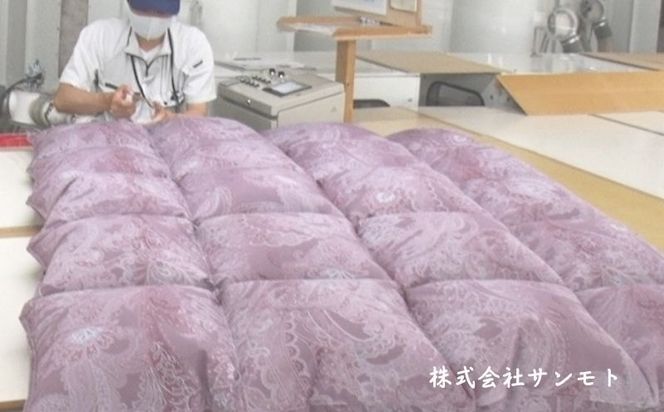 【高級】掛ふとんカバー　モンステラ　グレー　【シングル】150ｃｍ×210ｃｍ　日本製　AA158