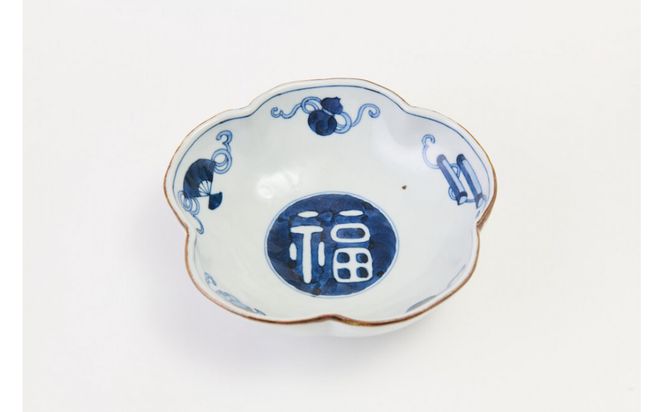 6寸梅型鉢　宝文 172111_CY19008