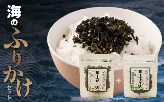 ごはんが進む！海のふりかけ 2袋（わかめ1・ひじき1） 半生 ソフトタイプ_2515R-2