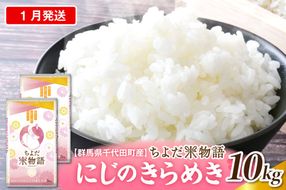 2027年1月発送【令和8年度産】群馬県千代田町産 にじのきらめき 10kg(5kg×2袋) (精米) 群馬県 千代田町