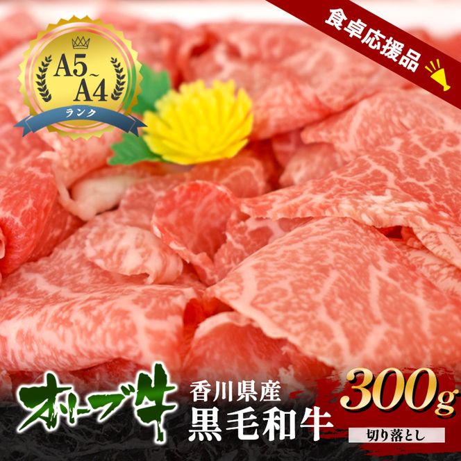 「期間限定」香川県産黒毛和牛オリーブ牛「切り落とし300g」牛肉 肉 お肉 和牛 香川 香川県 東かがわ市