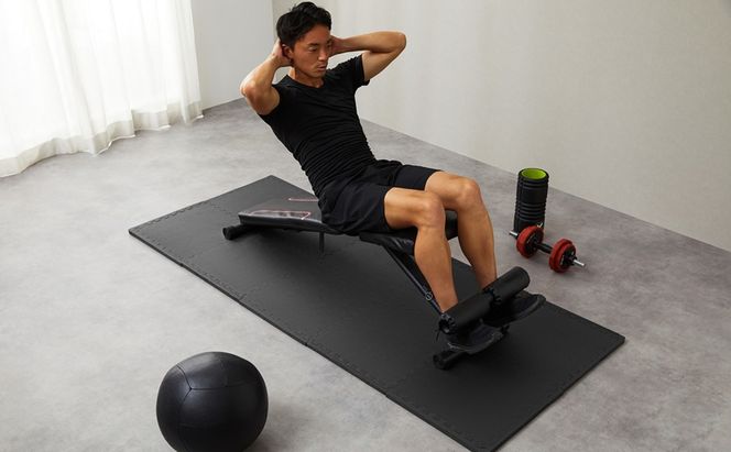 高硬度ジョイントトレーニングマット JMTR-456 ジョイントマット 厚手 2cm 45×45cm 6枚 高密度 硬め 変形しにくい サイドパーツ付 抗菌 防臭 洗える 滑り止め クッションマット 防水 フロアマット トレーニングマット 運動 アイリスオーヤマ