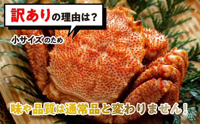 ＜ 2027年2月上旬より発送開始 ＞ 訳あり 北海道産 浜ゆで 毛ガニ 1尾 ( 200g ～ 300g ) 毛蟹 毛がに かに味噌 カニ味噌 ＜ 予約受付 ＞