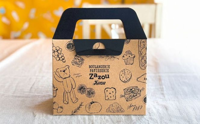 ざずおBOX (季節の焼き菓子詰め合わせ 4個入り )焼き菓子 スイーツ お菓子 詰め合わせ セット 沖縄市 / ZAZOU[BCCI003]