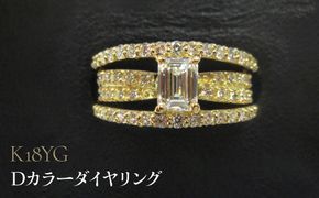 K18YG Dカラーダイヤリング SWCB004-yg