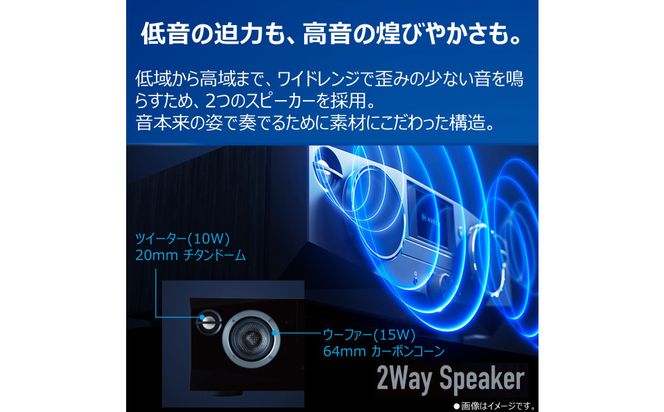 AUREX CD/FMワイヤレススピーカーシステム サウンドプロセッサー搭載 AX-XSS100(K) 141305_KV170