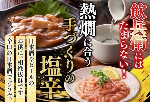 3163. イカの塩辛 500g イカ スルメイカ いか 珍味 海鮮 魚介 送料無料 北海道 弟子屈町