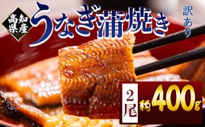 うなぎ 蒲焼き 2尾 計400ｇ 高知県産 鰻 フジ物産 国産 養殖 fb-0206