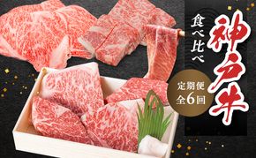 神戸ビーフ 神戸牛 牝 6か月連続 お届け 定期便 最高級セット 食べ比べ 焼肉 すき焼き しゃぶしゃぶ ステーキ 冷凍 肉 牛肉 すぐ届く お肉 和牛 食材 グルメ ブランド牛 日本産 国産 夕飯 晩御飯 夜ごはん