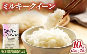 米 ミルキークイーン 10kg(5kg×2) 栃木県産【栃木県共通返礼品】