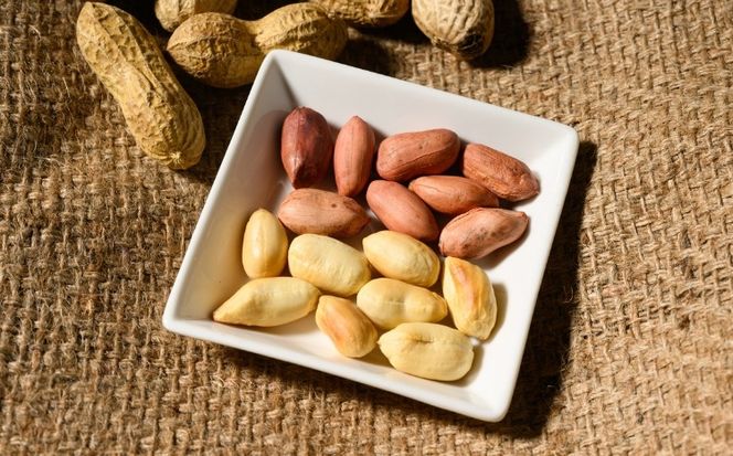 焙煎落花生 おおまさり 約400g | らっかせい ピーナッツ おつまみ 鹿沼市 農家直送 ※北海道・沖縄・離島への配送不可