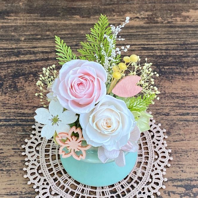 プリザーブドフラワー　舞桜（まお）　春日部市　シュガーパイン(AJ248)