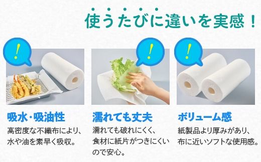 クッキングペーパープロ仕様 80枚巻 6パック[No.189]