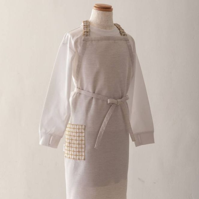 wsg0080 エプロン eterble life Calm kids Apron／エターブルライフ カルム キッズ サンド
