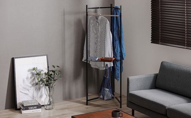 物干し 室内 折りたたみ 洗濯物干し 物干しスタンド OTM-150R ブラック アイリスオーヤマ おしゃれ コンパクト スリム 部屋干し 洗濯 一人暮らし 一人用 折りたたみ物干し3連 