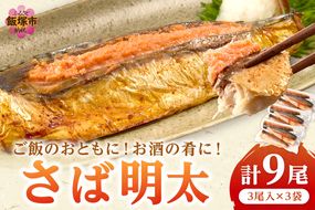 【B4-043】さば明太 9尾