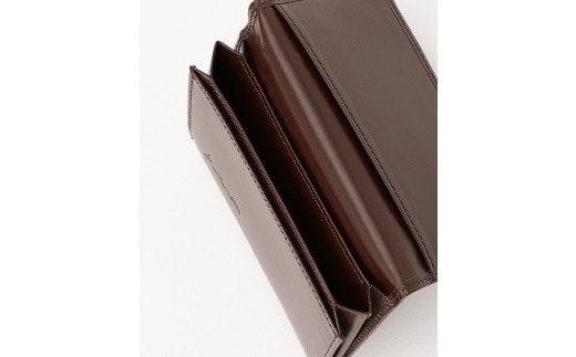 【8-25】さとり　松阪レザー(松阪牛革)　名刺入れ(ブラウン)