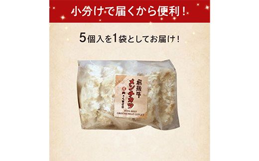 飛騨牛 メンチカツ 20個 冷凍【揚げるだけ 簡単調理 時短】ミンチ カツ お弁当 おかず おつまみ 人気 揚げ物 惣菜 肉 牛肉 和牛 ブランド牛 お取り寄せ グルメ ギフト プレゼント 送料無料 F4N-3098