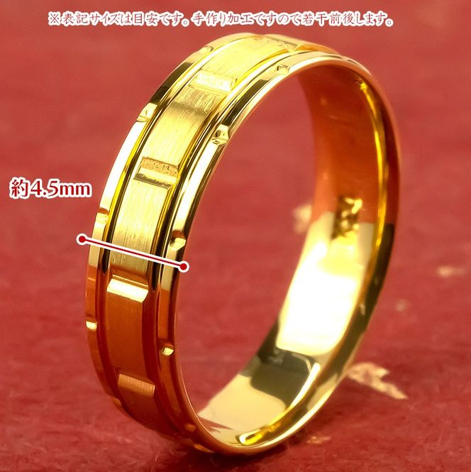 純金 リング 24金 指輪 鍛造 k24 24k 金 ゴールド バンドタイプ 幅広 太め ピンキーリング 地金 人気 ジュエリー シンプル プレゼント ギフト 普段使い 211221wa101k24m SWAA239