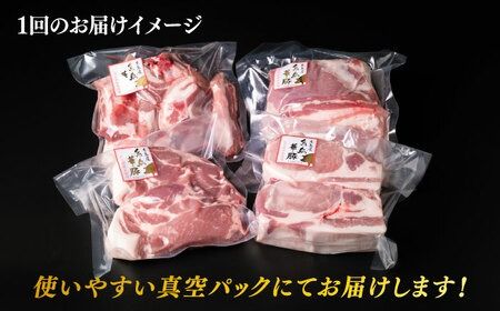 【全12回定期便】【 盛り合わせ 】 糸島華豚 ブロック肉4品盛合せセット 約2.8kg 糸島市 / 糸島ミートデリ工房 [ACA280]