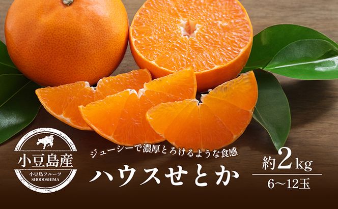 【 小豆島 】小豆島 ハウスせとか 約2kg 柑橘 せとか 瀬戸香 果物 フルーツ 国産 くだもの ハウス 国産 香川 香川県 土庄 土庄町
