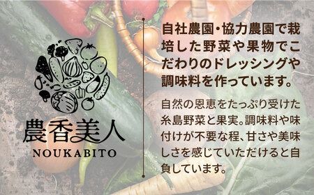 糸島そだちの にんじん 生ドレッシング（285ml×1本）《糸島》【農香美人】 [AAG014]