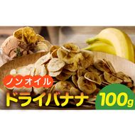 ノンオイル乾燥バナナ 100g(100g×1袋) ［175R04］ ノンオイル 乾燥 バナナ 100g 油不使用 砂糖不使用 甘味 低カロリー 保存に便利 チャック付き ドライフルーツ ヨーグルト アイスクリーム トッピング 焼き菓子 おやつ 愛知県 小牧市 送料無料