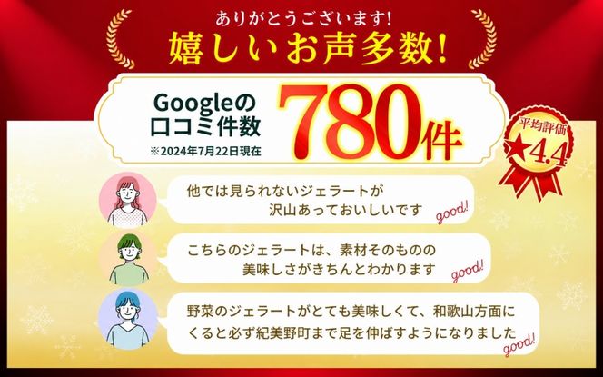 ジェラート セット 8個 1ヶ月以内発送 16000円 / キミノ―カ アイス クリーム スイーツ 野菜 果物【kmk105-r-8】