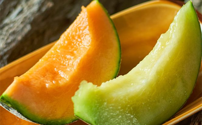 【2026年夏発送】北海道 富良野メロン 赤肉・青肉 計2玉セット 計2.8kg以上 メロン フルーツ 果物