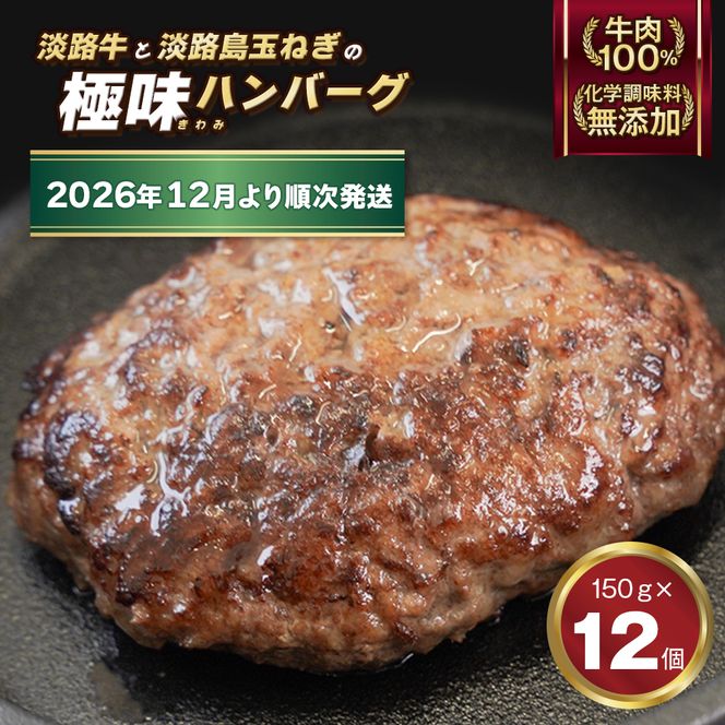 極味ハンバーグ 150g×12個【2026年12月より順次発送】 ハンバーグ 淡路島