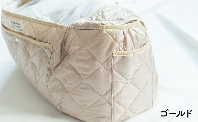 ペット用品 小型犬用スリングLサイズ(ピンク/ゴールド) ペット スリングバッグ ペットキャリー ペットスリング ドッグスリング ショルダー 抱っこ紐 バッグ お出かけ　within2024