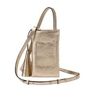 豊岡鞄 Shokolatt ショルダーポーチ 2層式 小 ゴールド