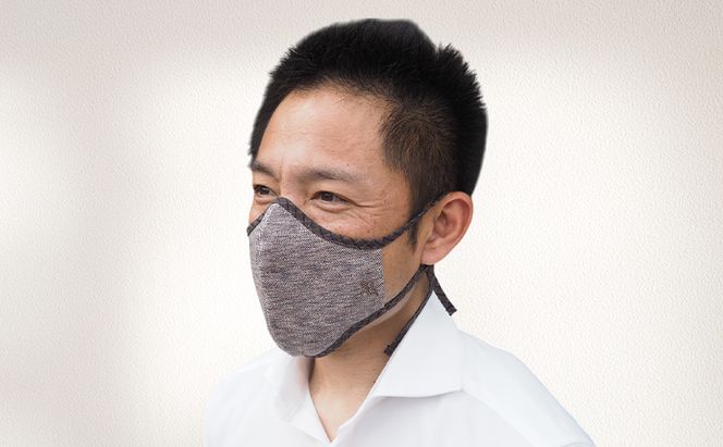 マスク 侍マスク ＜暁鳶(ぎょうえん)＞ 茶色系 3枚 セット Lサイズ