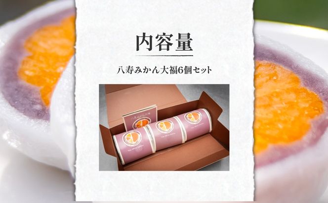 八寿みかん大福6個セット IKTK006