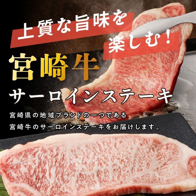 宮崎牛サーロインステーキ 200g N0140-YA2263