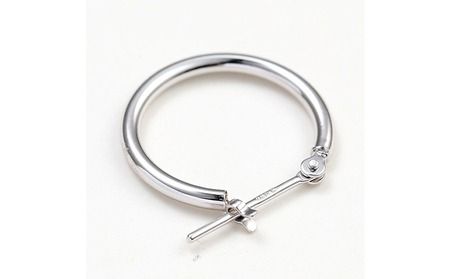 プラチナ900 　フープピアス　1.5×15　120338 SWAE019