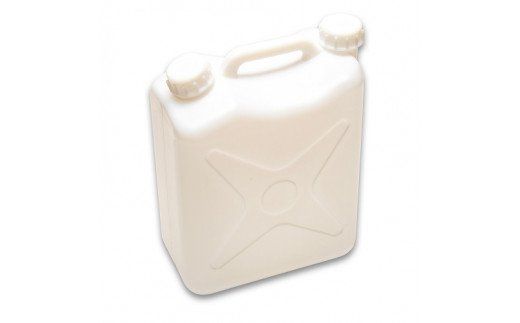 10Lポリタンク水缶（白）003IT01N.／防災グッズ 防災 災害対策 災害対策グッズ レジャー アウトドア アウトドアグッズ
