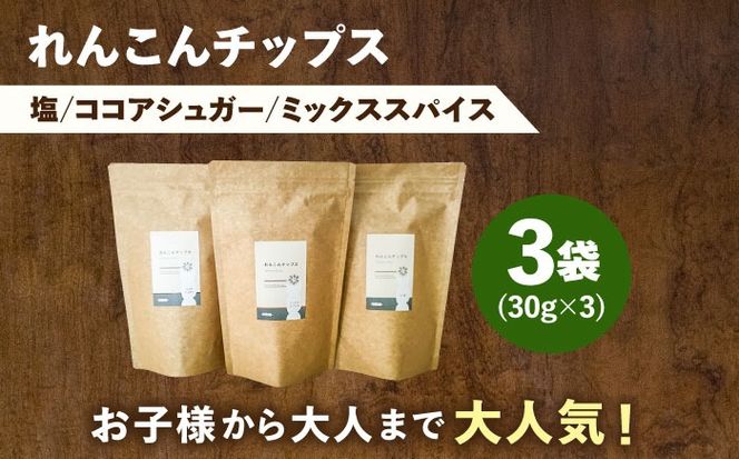 れんこん チップス 3種 セット レンコン お菓子 野菜 愛西市 / 一般社団法人あいちママクリエーションズ[AECI001]