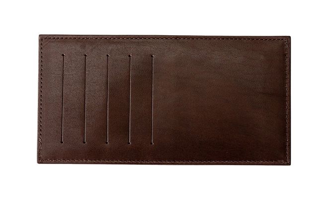 豊岡財布 フラグメントケース カード財布 コーヒー WLG2101 / 財布 ウォレット カードケース カード入れ スリム メンズ レディース 革 牛革 革小物 サステナブル シンプル デザイン 無地 マスミ鞄嚢